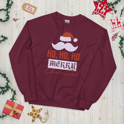 Ho Ho Ho Merry Christmas Unisex Sweatshirt