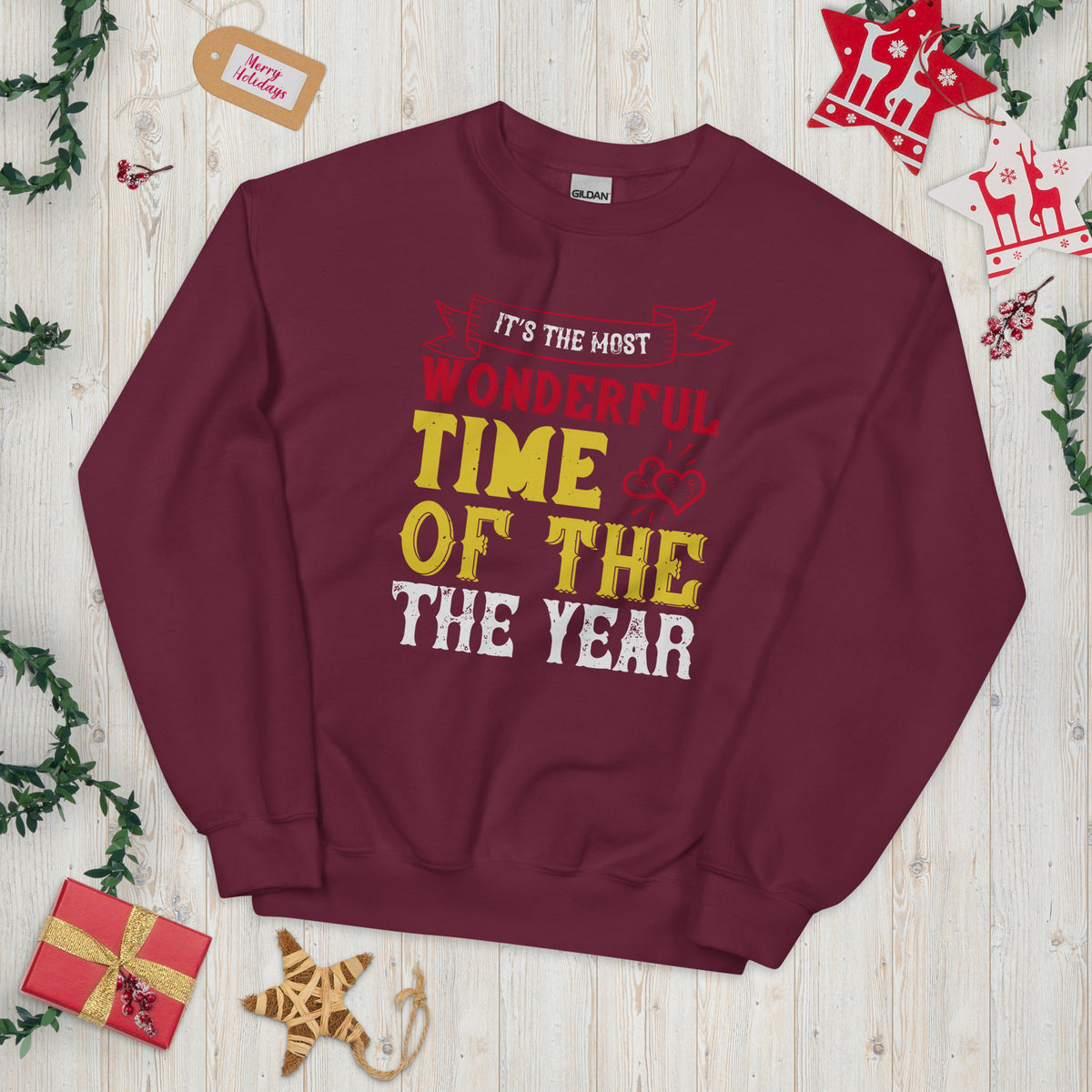 It's the Most Wonderful Time of the Year Christmas Unisex Sweatshirt