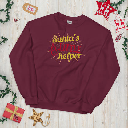 Santa's Little Helper Christmas Unisex Sweatshirt