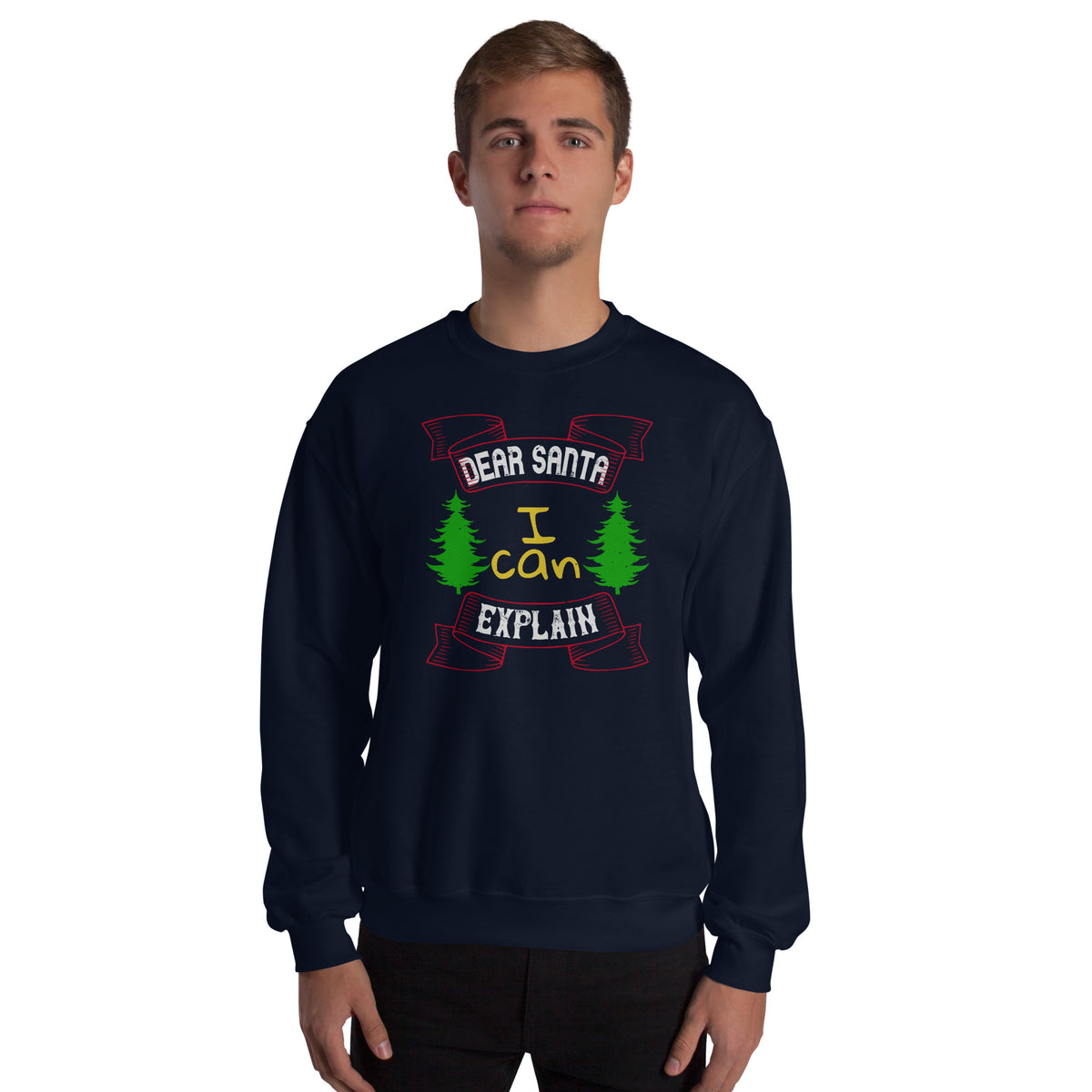 Dear Santa I Can Explain Christmas Unisex Sweatshirt