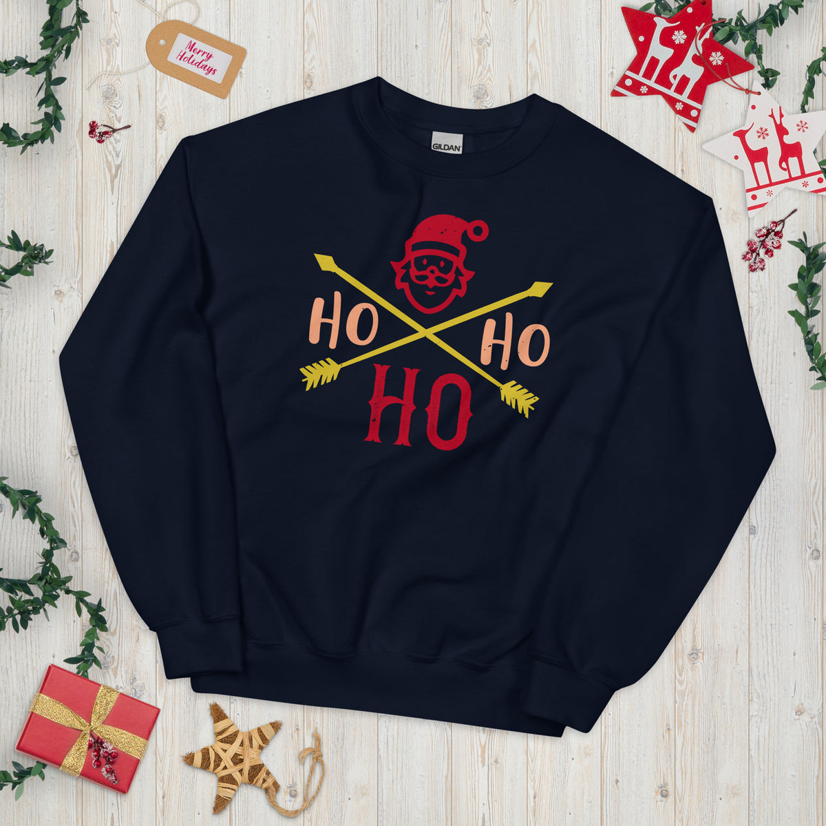 Ho Ho Ho Santa Christmas Unisex Sweatshirt