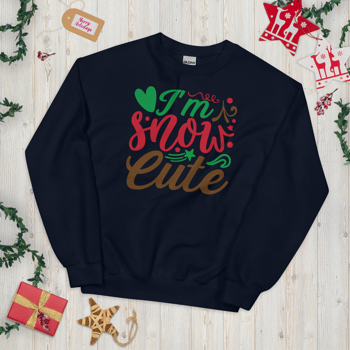 I Am Snow Cute Christmas Unisex Sweatshirt