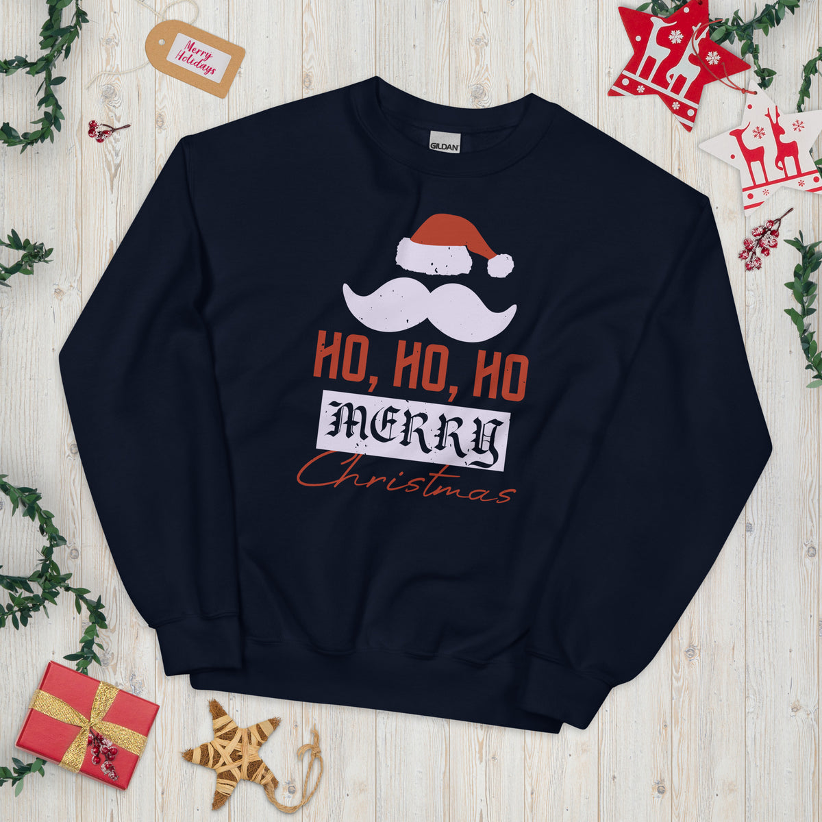 Ho Ho Ho Merry Christmas Unisex Sweatshirt
