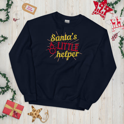 Santa's Little Helper Christmas Unisex Sweatshirt