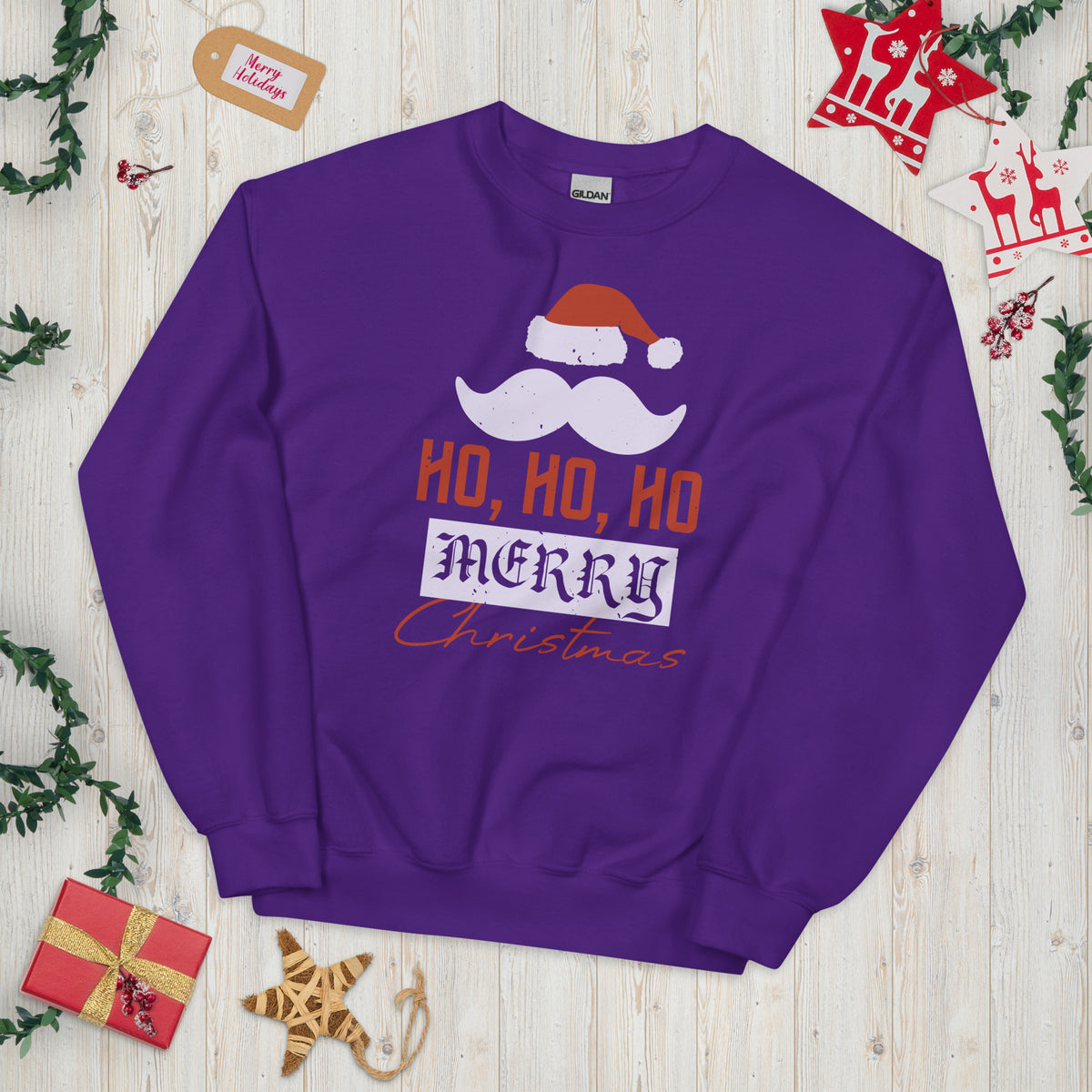 Ho Ho Ho Merry Christmas Unisex Sweatshirt