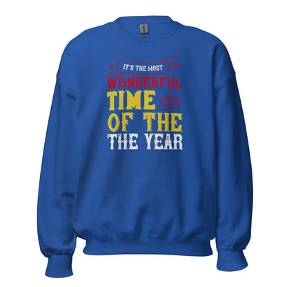 It's the Most Wonderful Time of the Year Christmas Unisex Sweatshirt
