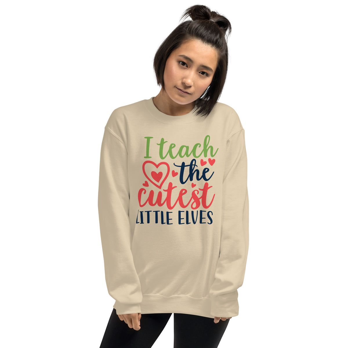 I Teach the Cutest Little Elves Christmas Unisex Sweatshirt