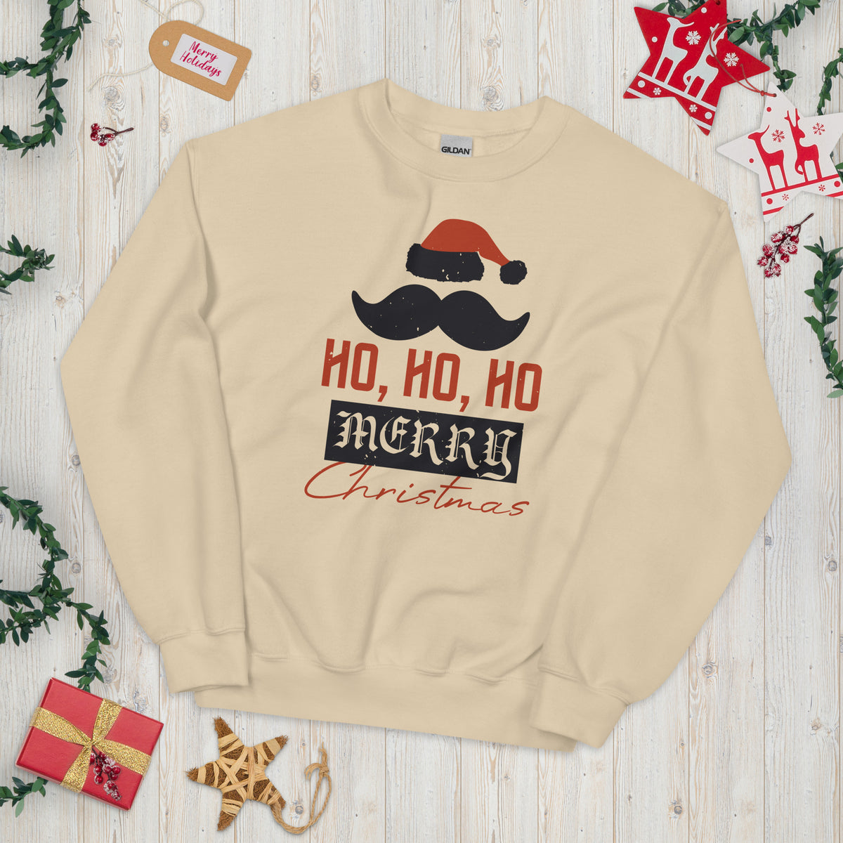 Ho Ho Ho Merry Christmas Unisex Sweatshirt