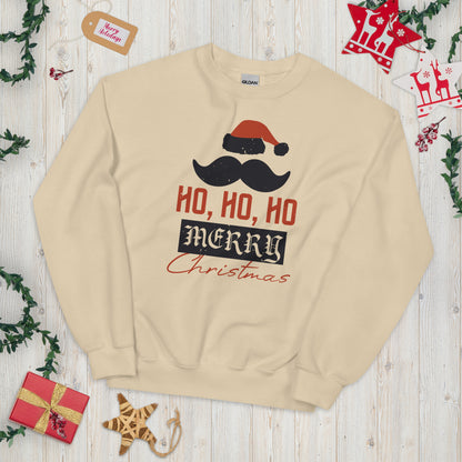 Ho Ho Ho Merry Christmas Unisex Sweatshirt