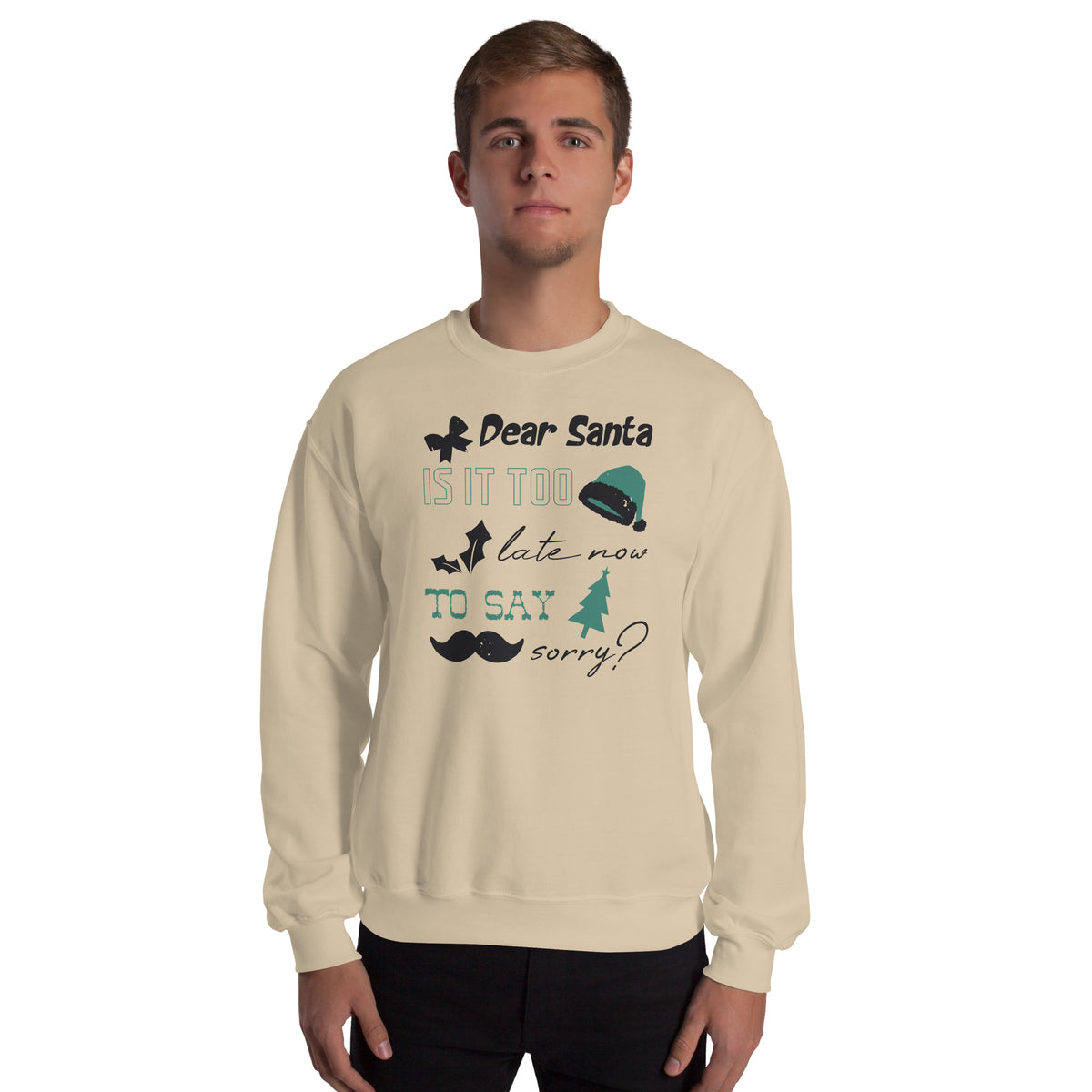 Dear Santa, Is It Too Late to Say Sorry Christmas Unisex Sweatshirt