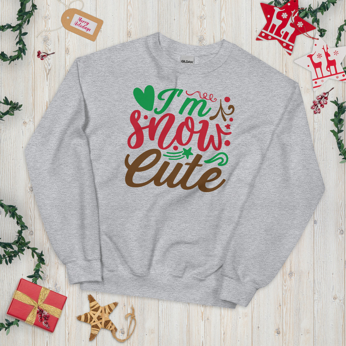 I Am Snow Cute Christmas Unisex Sweatshirt
