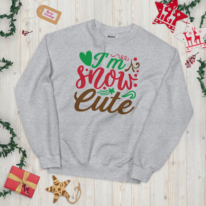 I Am Snow Cute Christmas Unisex Sweatshirt