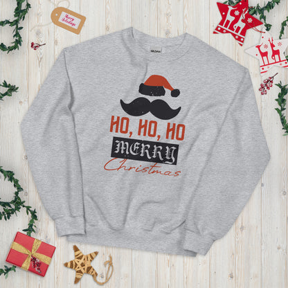 Ho Ho Ho Merry Christmas Unisex Sweatshirt