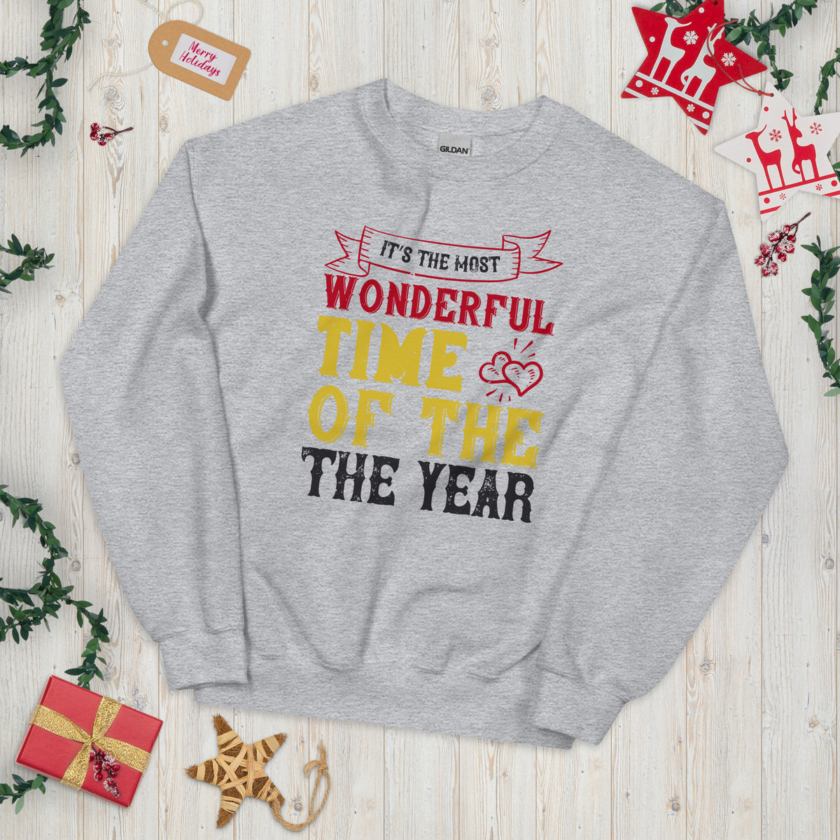 It's the Most Wonderful Time of the Year Christmas Unisex Sweatshirt