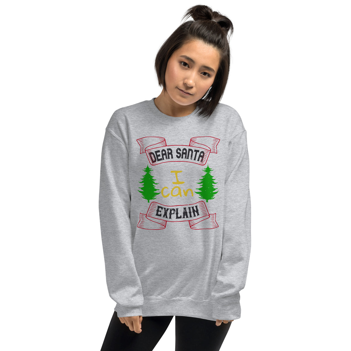 Dear Santa I Can Explain Christmas Unisex Sweatshirt