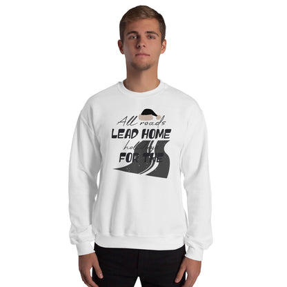 All Roads Lead Home for the Holidays Christmas Unisex Sweatshirt