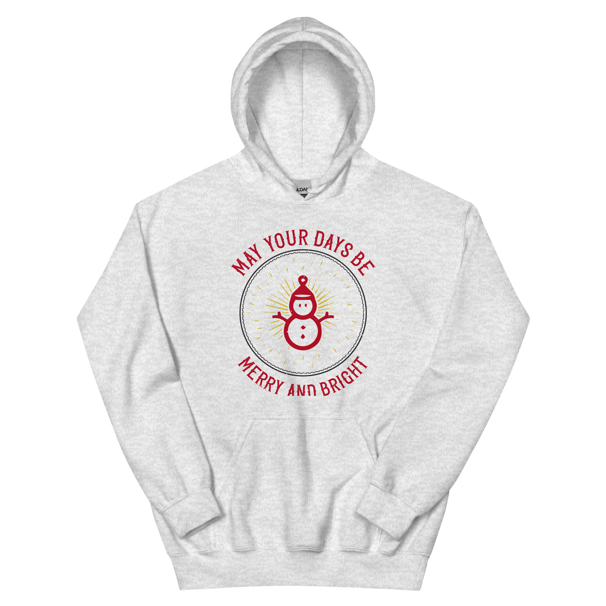 May Your Days Be Merry and Bright Christmas Unisex Hoodie