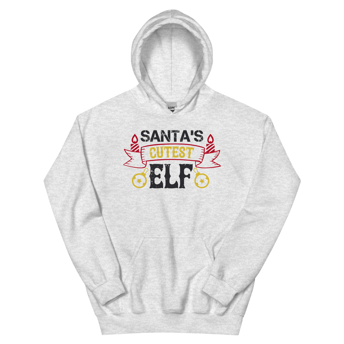 Santa's Cutest Elf Christmas Unisex Hoodie