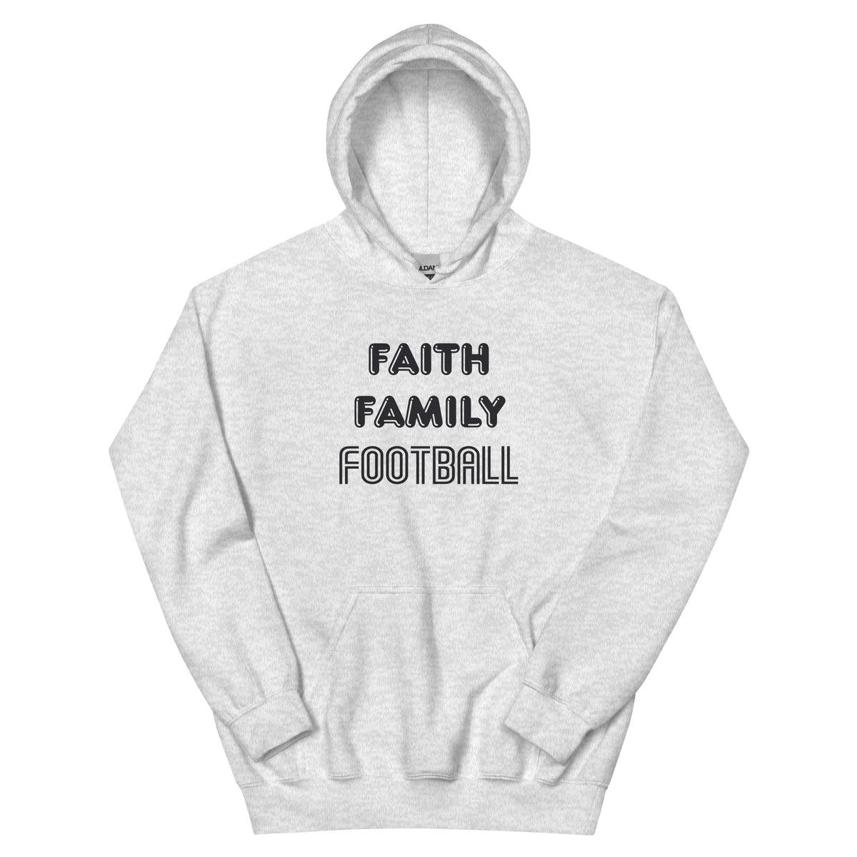 Faith Family Football Unisex Hoodie