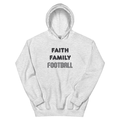 Faith Family Football Unisex Hoodie