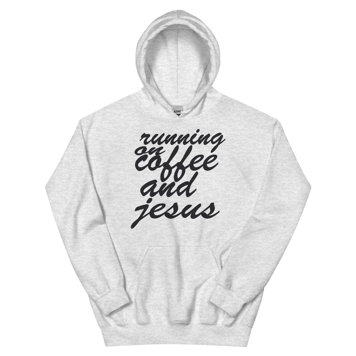 Running on Coffee and Jesus Unisex Hoodie
