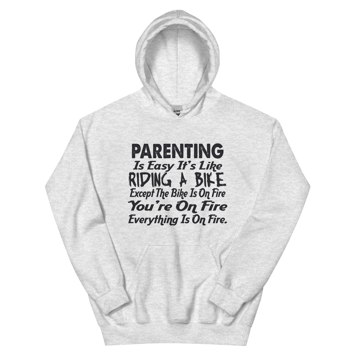 Parenting Is Easy, It's Like Riding a Bike Unisex Hoodie
