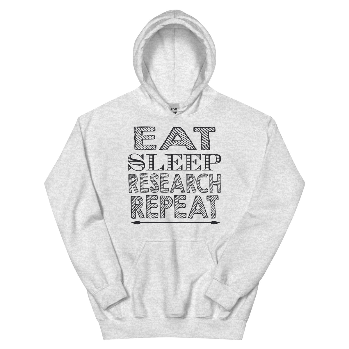 Eat Sleep Research Repeat Unisex Hoodie