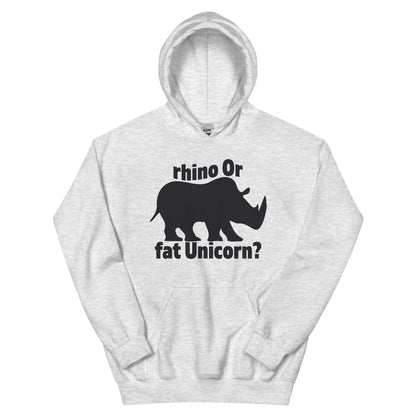 Rhino or Fat Unicorn? Unisex Hoodie