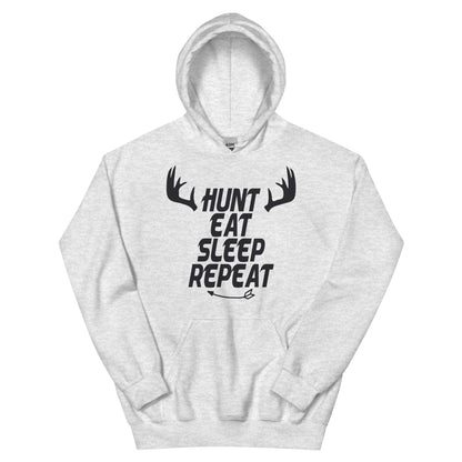 Hunt Eat Sleep Repeat Unisex Hoodie