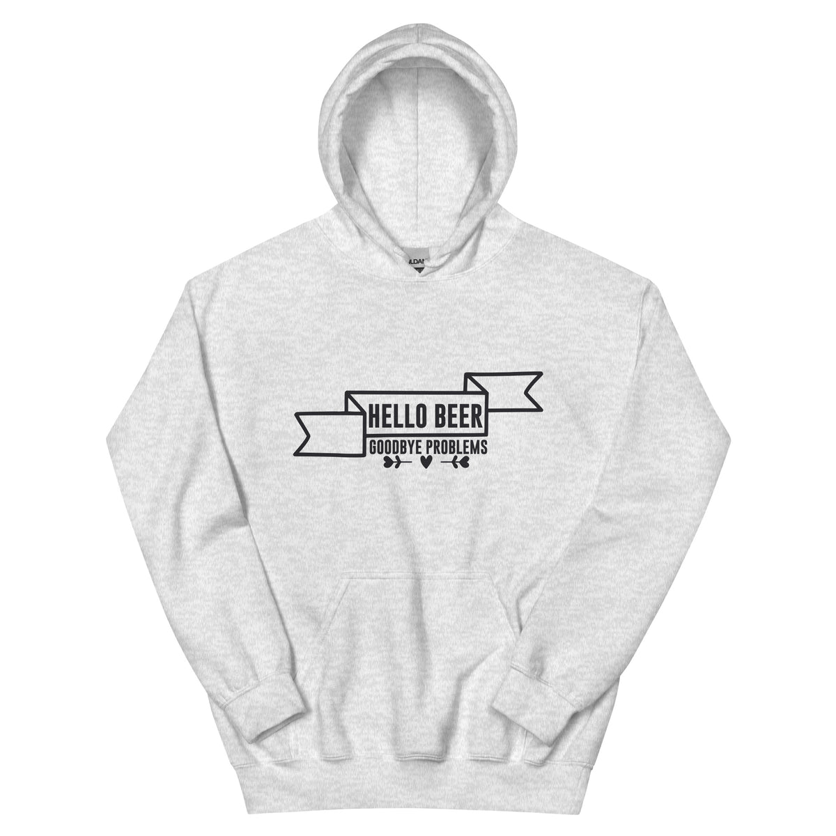 Hello Beer, Goodbye Problems Unisex Hoodie