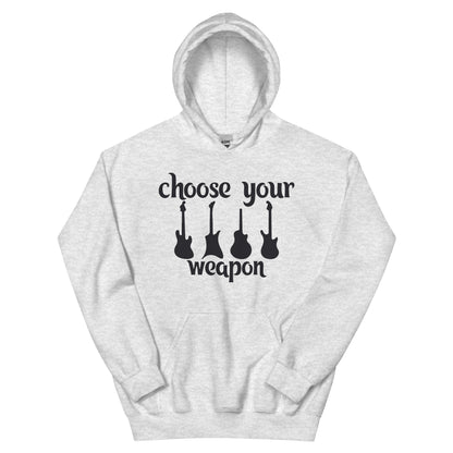Choose Your Weapon Guitar Unisex Hoodie