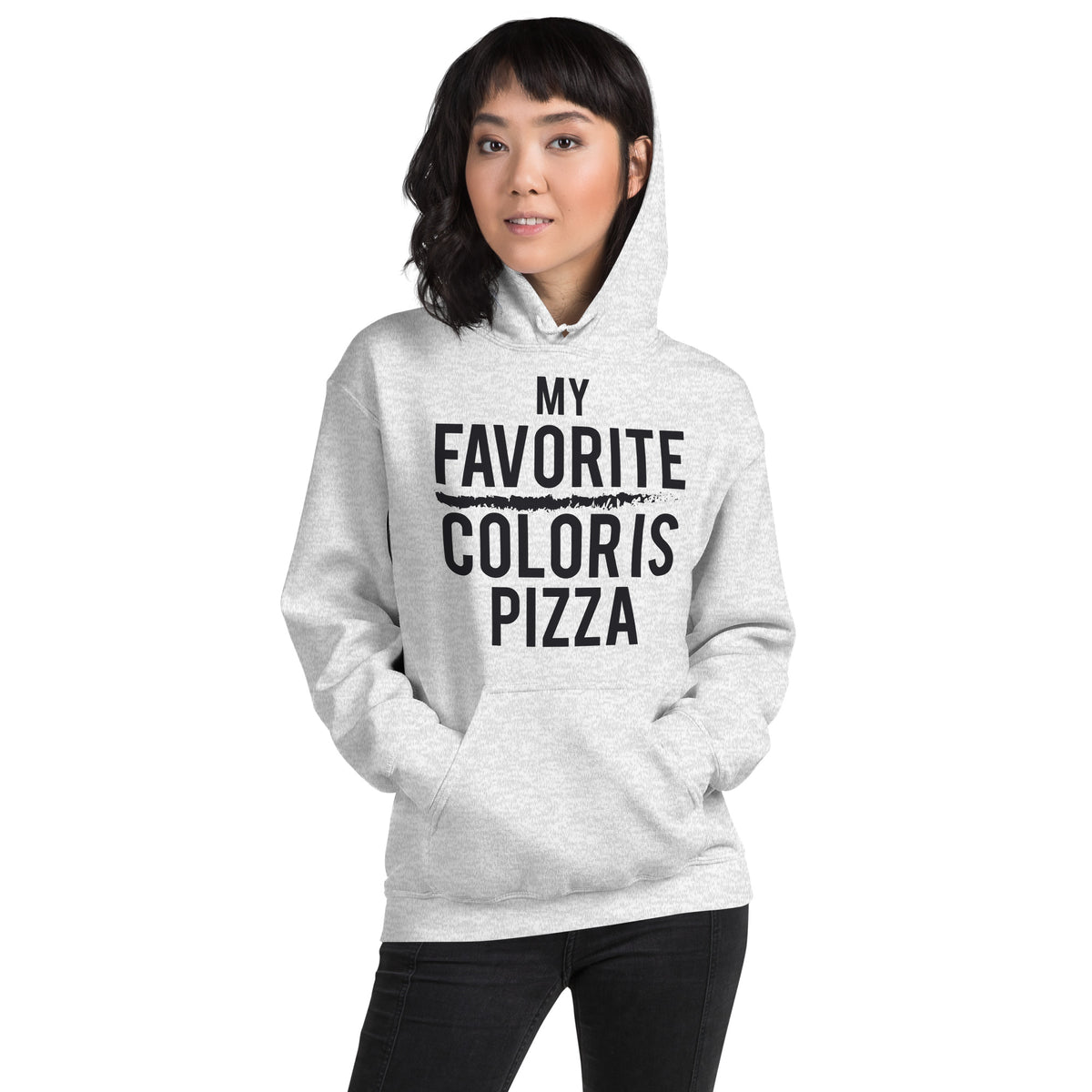 My Favorite Color Is Pizza Unisex Hoodie