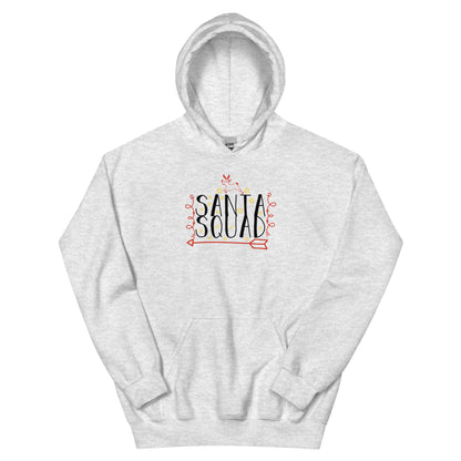Santa Squad Christmas – Reindeer Arrow Unisex Hoodie