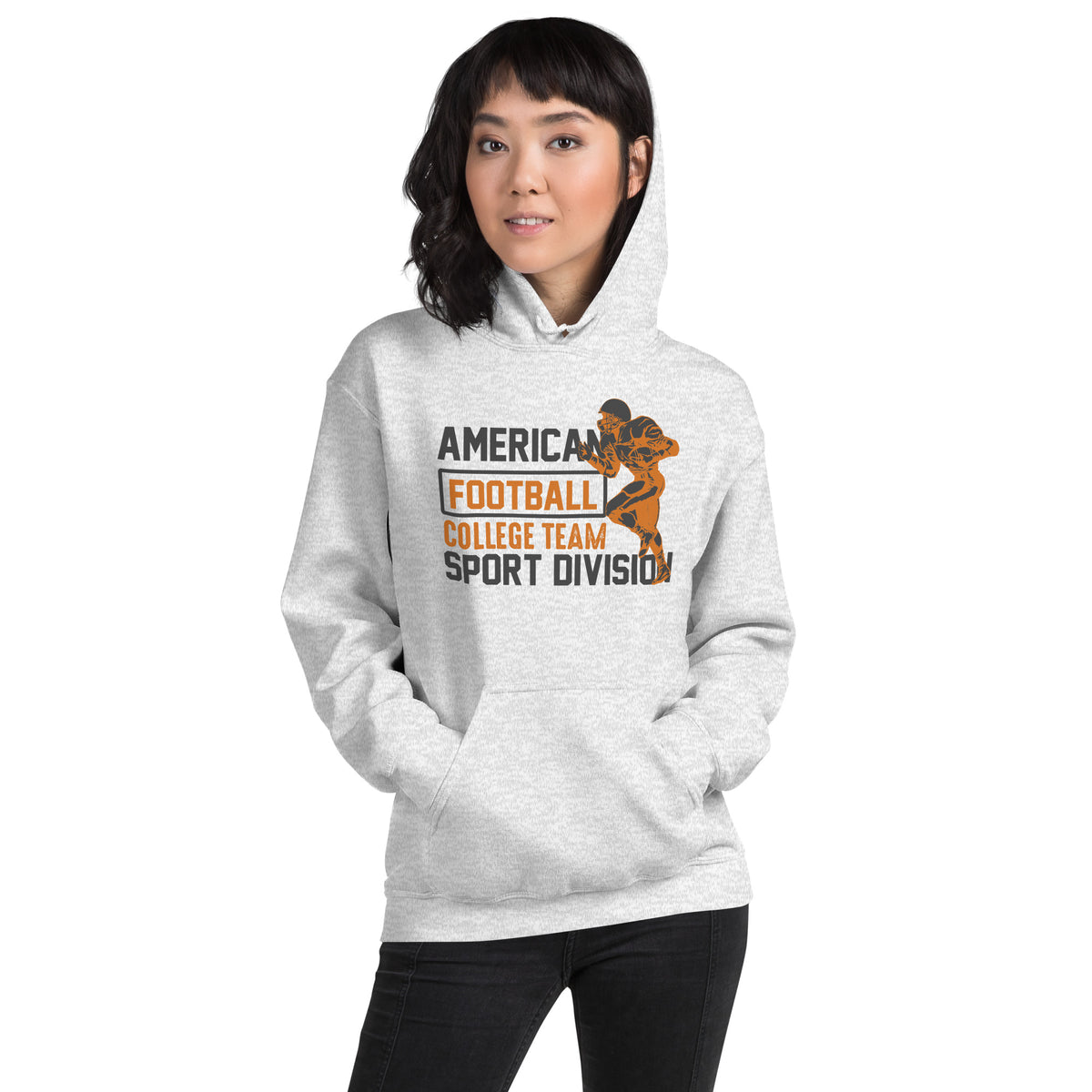 American Football College Team Sport Division Unisex Hoodie