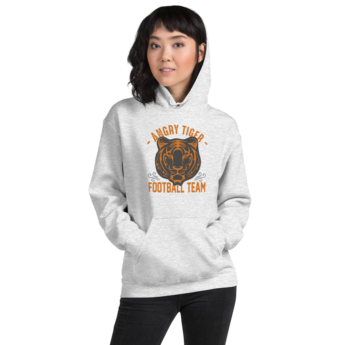 Angry Tiger Football Team Unisex Hoodie