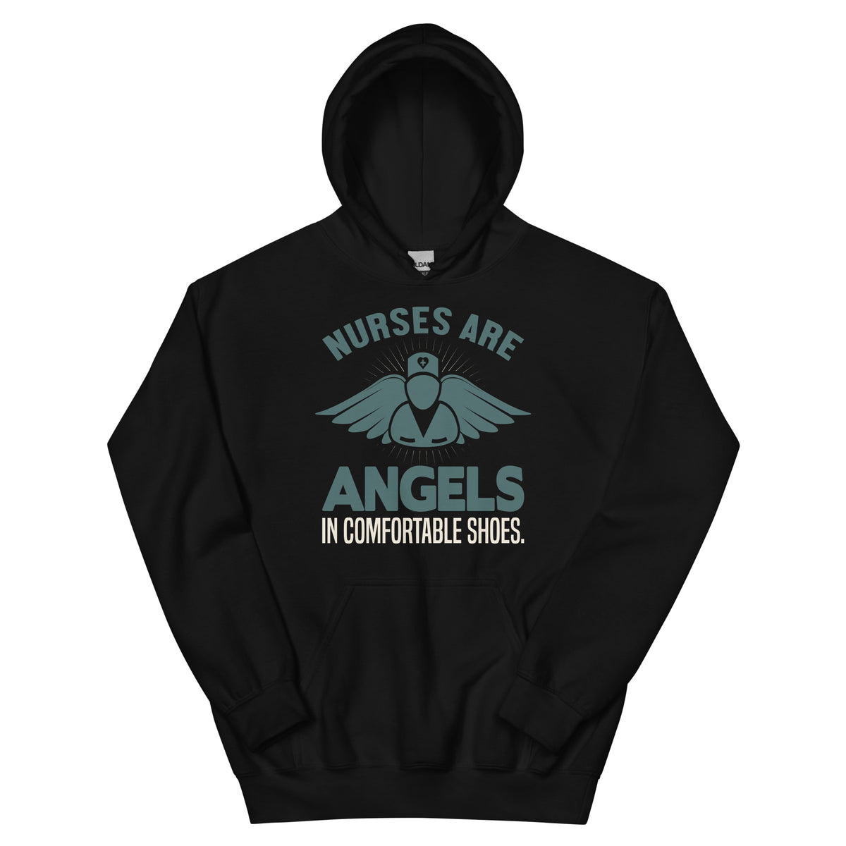 Nurses Are Angels in Comfortable Shoes Unisex Hoodie