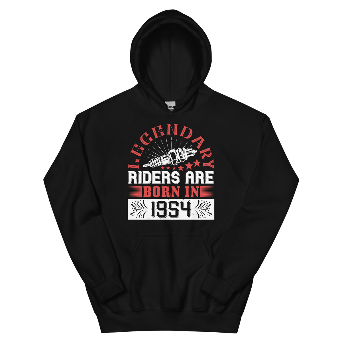 Legendary Riders Are Born in 1954 Unisex Hoodie