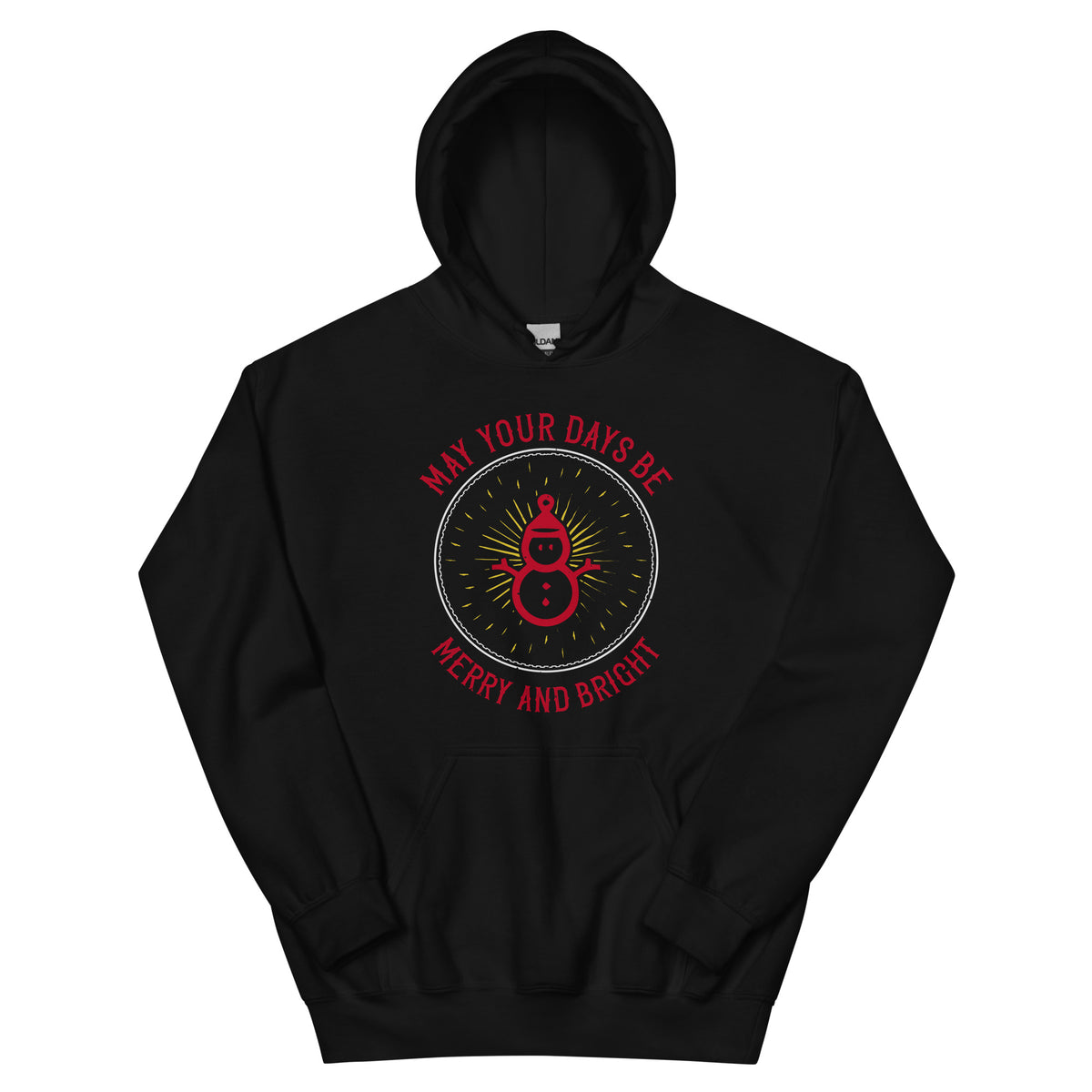 May Your Days Be Merry and Bright Christmas Unisex Hoodie