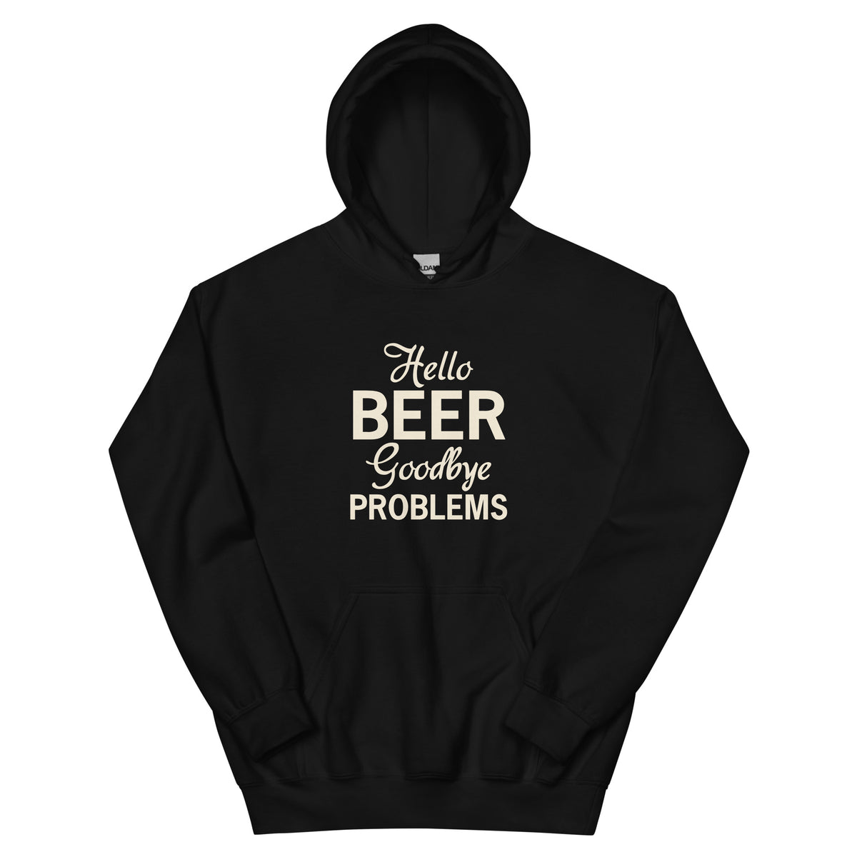 Hello Beer, Goodbye Problems Unisex Hoodie