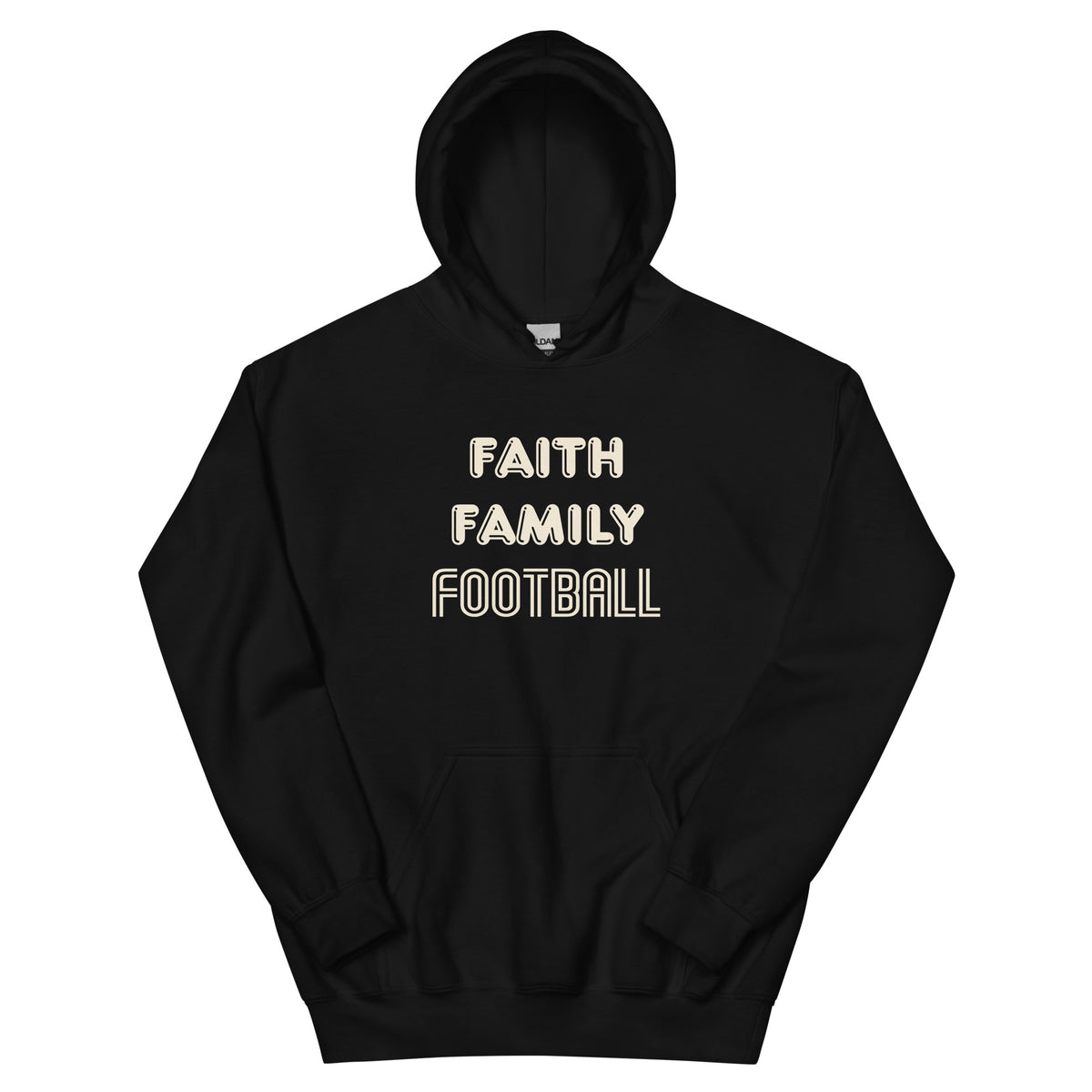 Faith Family Football Unisex Hoodie