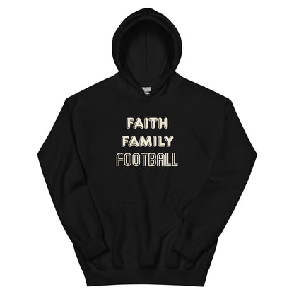 Faith Family Football Unisex Hoodie