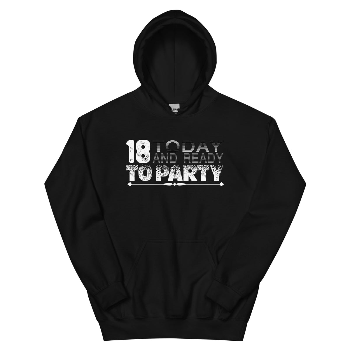 18 Today and Ready to Party Unisex Hoodie
