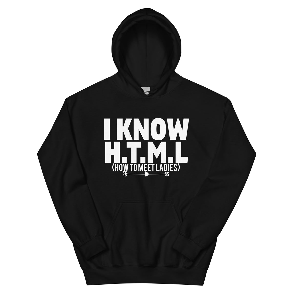 I Know H.T.M.L. How to Meet Ladies Unisex Hoodie