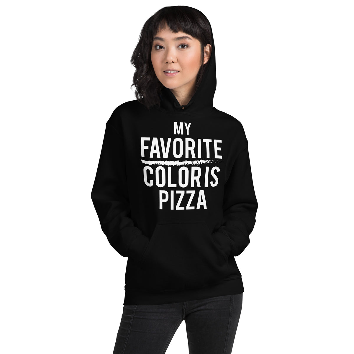 My Favorite Color Is Pizza Unisex Hoodie