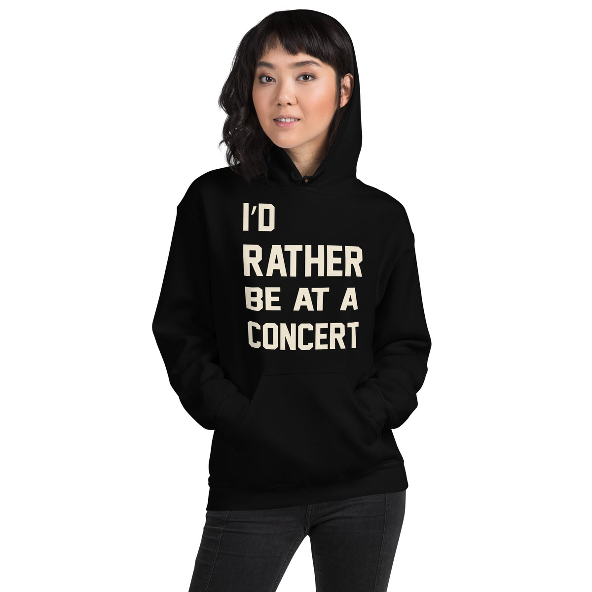I'd Rather Be at a Concert Unisex Hoodie