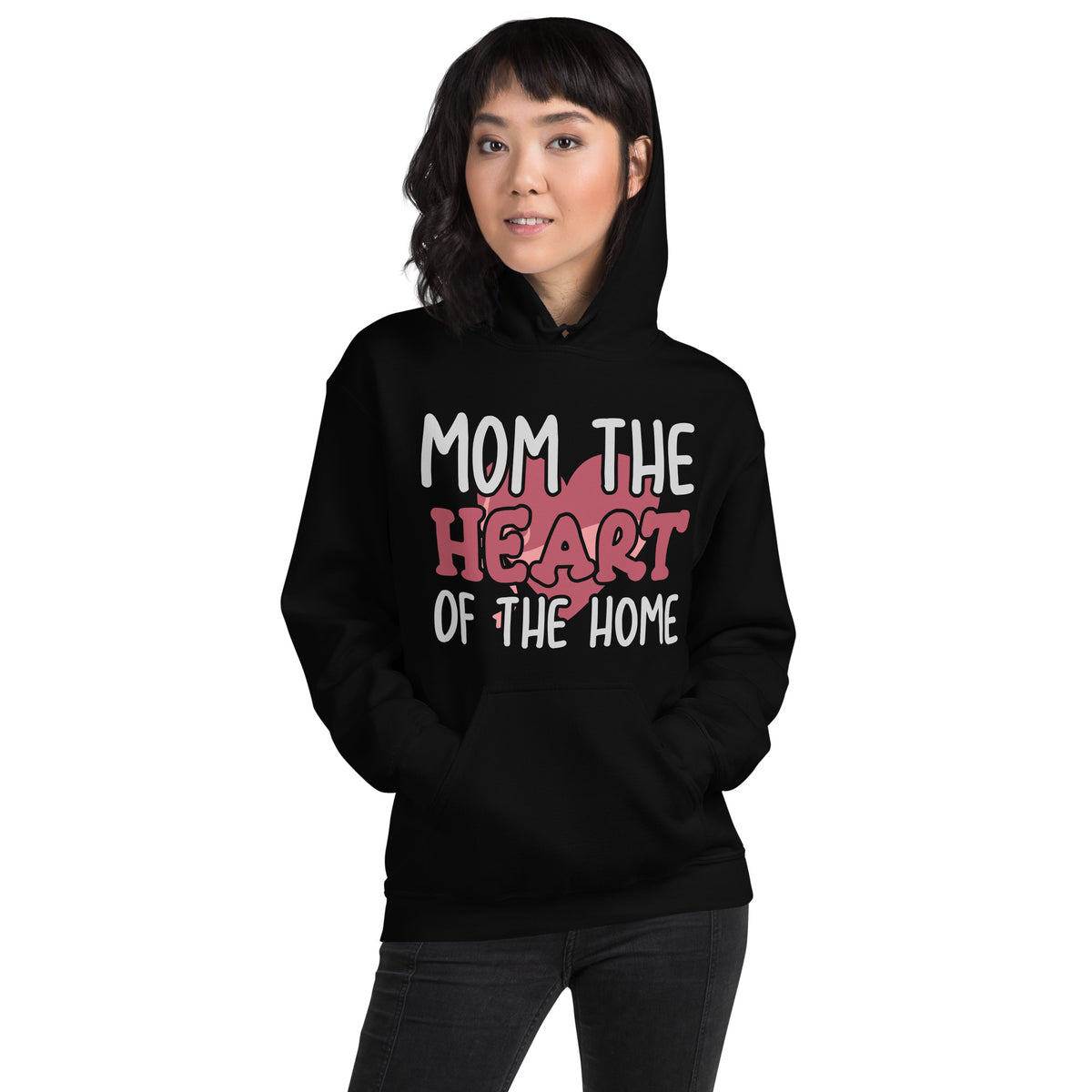 Mom, the Heart of the Home Unisex Hoodie