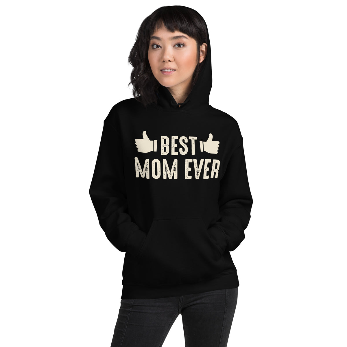 Best Mom Ever – Thumbs Up Unisex Hoodie