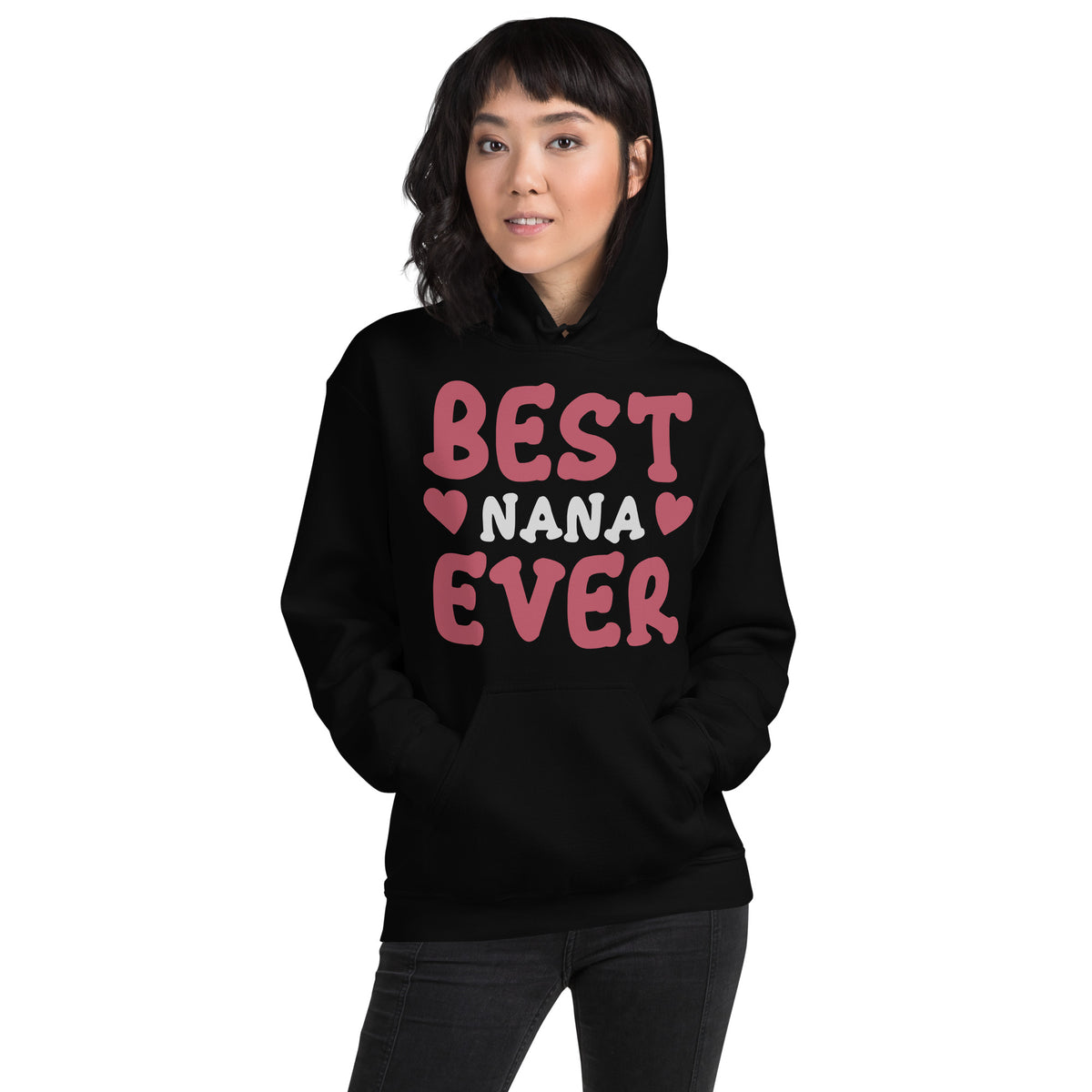 Best Nana Ever – Dusty Pink Unisex Hoodie