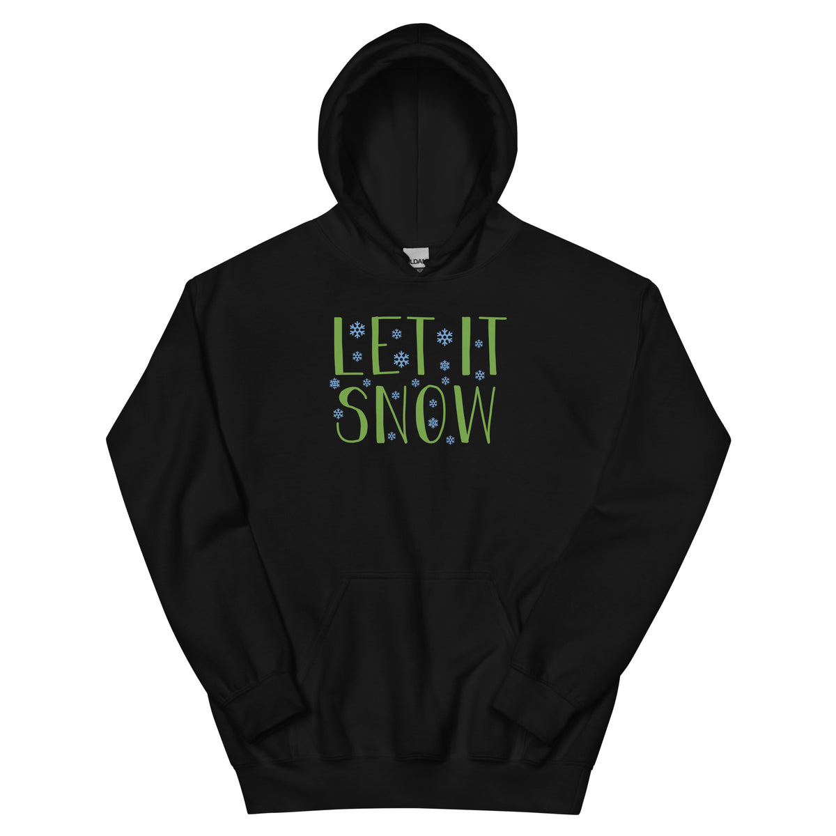 Let It Snow Christmas – Snowflakes Unisex Hoodie