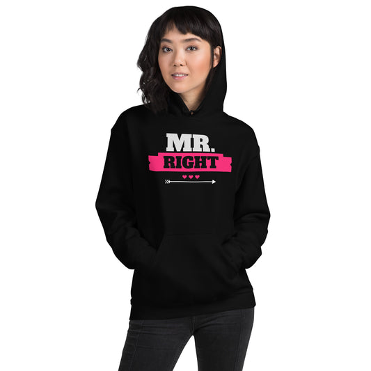 Mr. Right Valentine's Day Unisex Hoodie